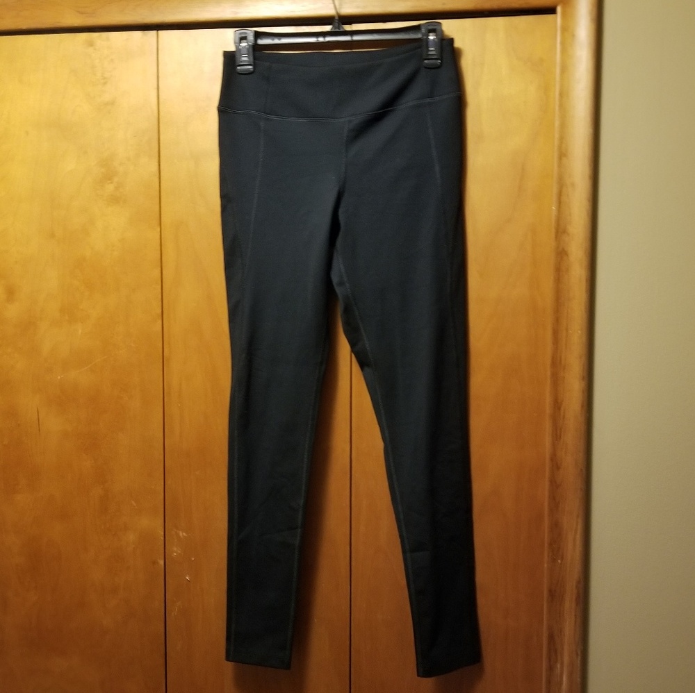 Black Compressive Classic Rise Legging